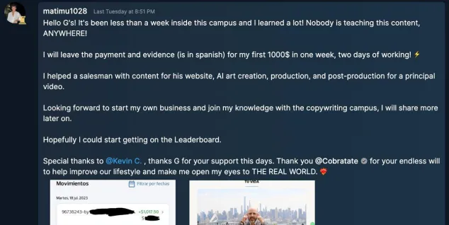 hustlers-university.ai Student Review Campus